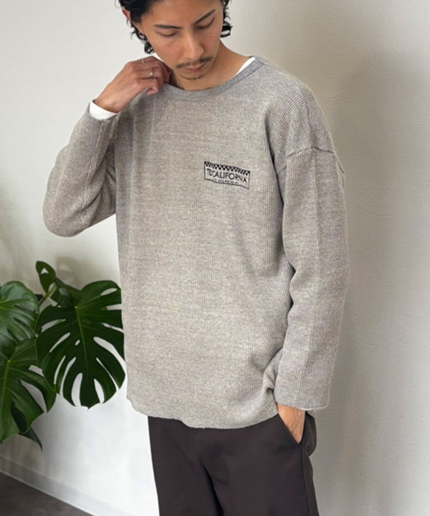 WEB / FLAG SHOP限定】TES WAFFLE RACER L/S TEE / ワッフルロンT