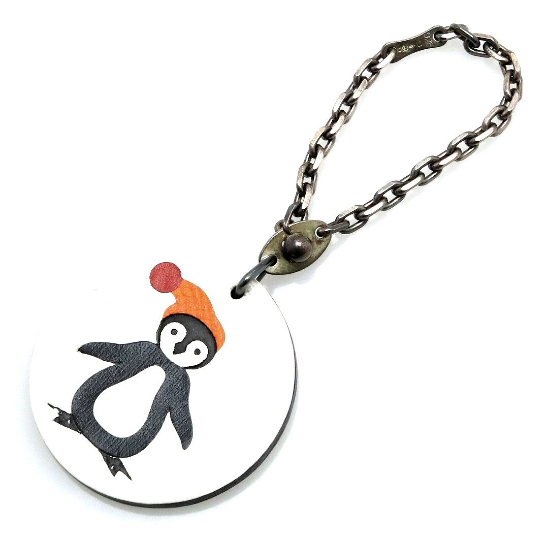 楽天市場】HERMES エルメス アニマルモチーフ ペンギン キーホルダー