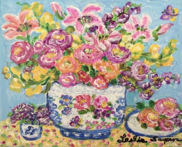 Blue Room』レスリー・セイヤー | 絵画・アート販売 ギャラリー