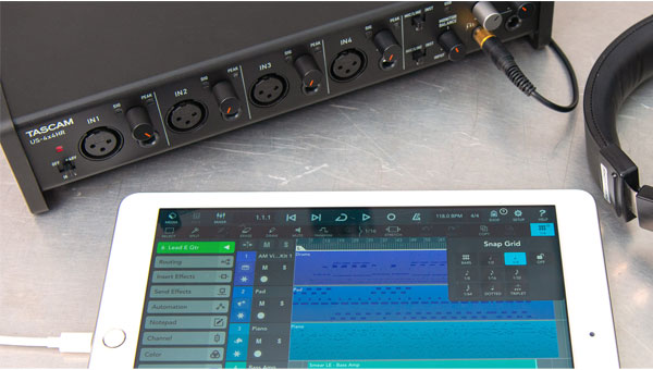 TASCAMの高品質オーディオインターフェイスUS-4x4HRをご紹介いたします！