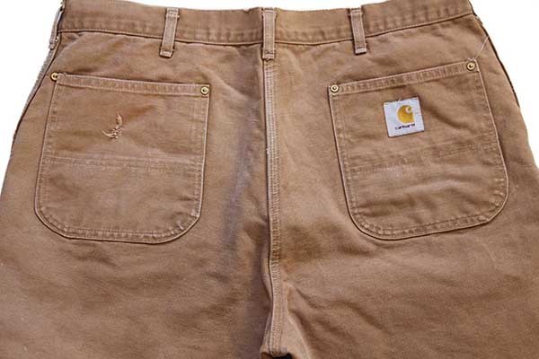 80s USA製 carharttカーハート キルティングライナー ダック地