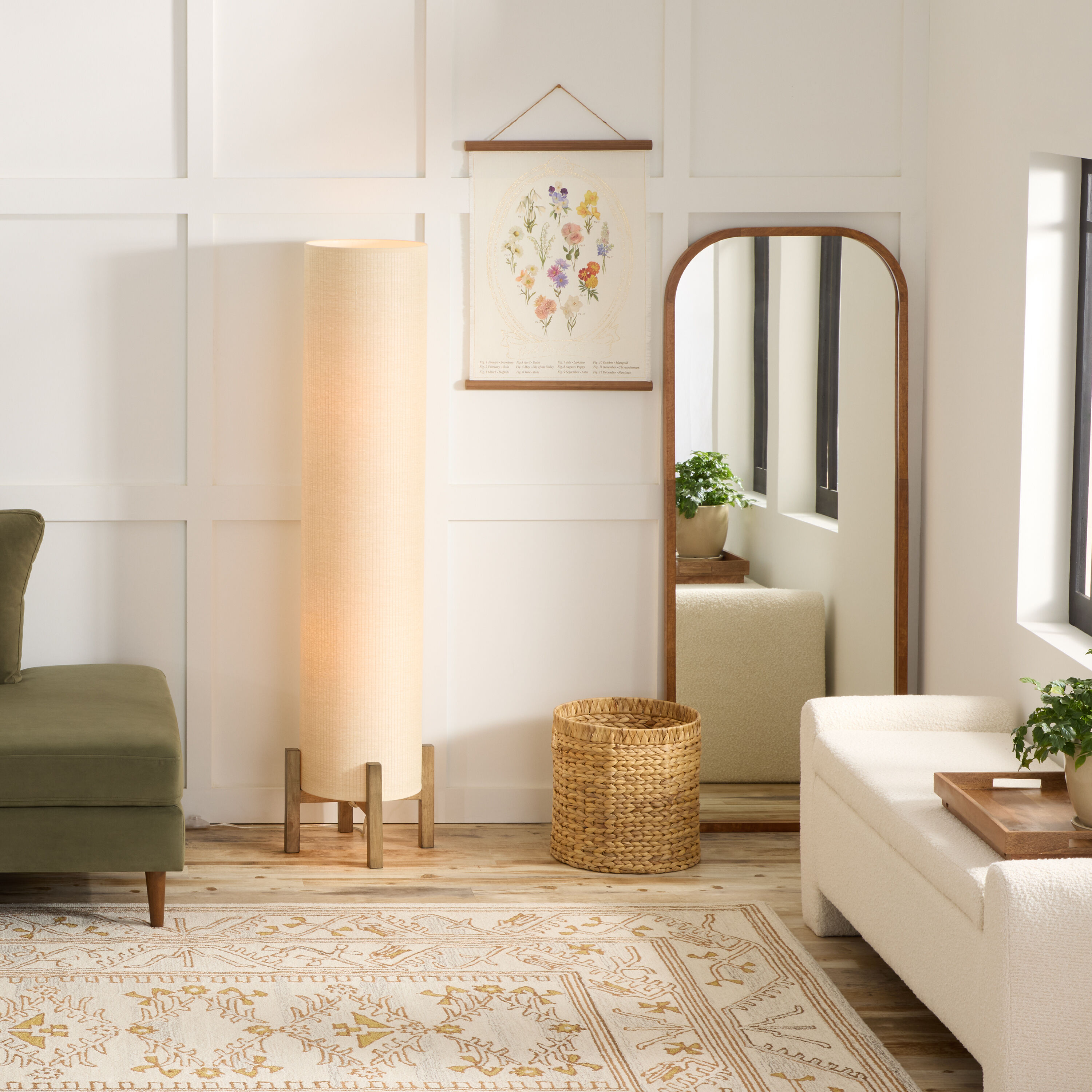 Mini Red and White Seafood Textile Framed Wall Decor 4 Piece