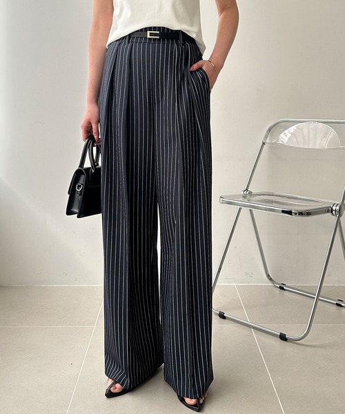 GeeRA（ジーラ） スラックス パンツ 「S-XLサイズ展開」上品見え