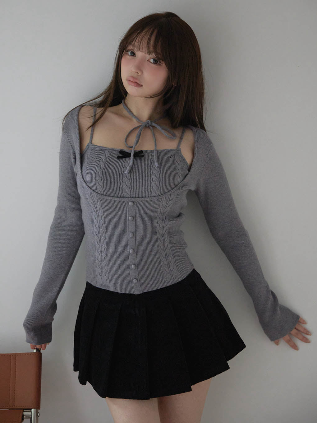 ANDMARY】Sharon ribbon tops