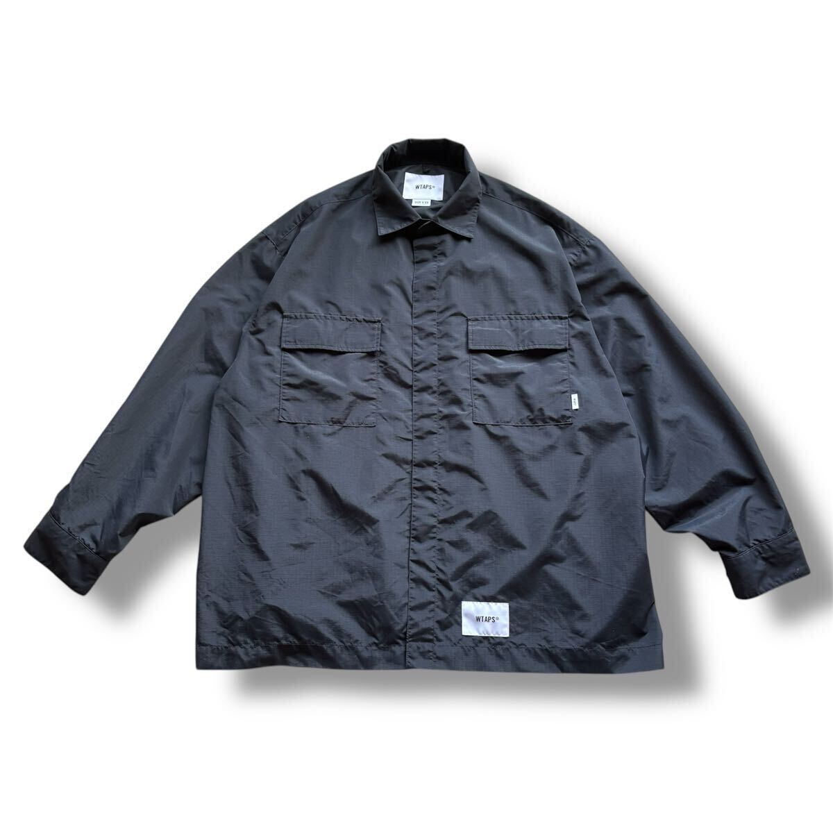 Yahoo!オークション - WTAPS WCPO 02 / LS / NYLON. RIPSTOP シャツ ナ