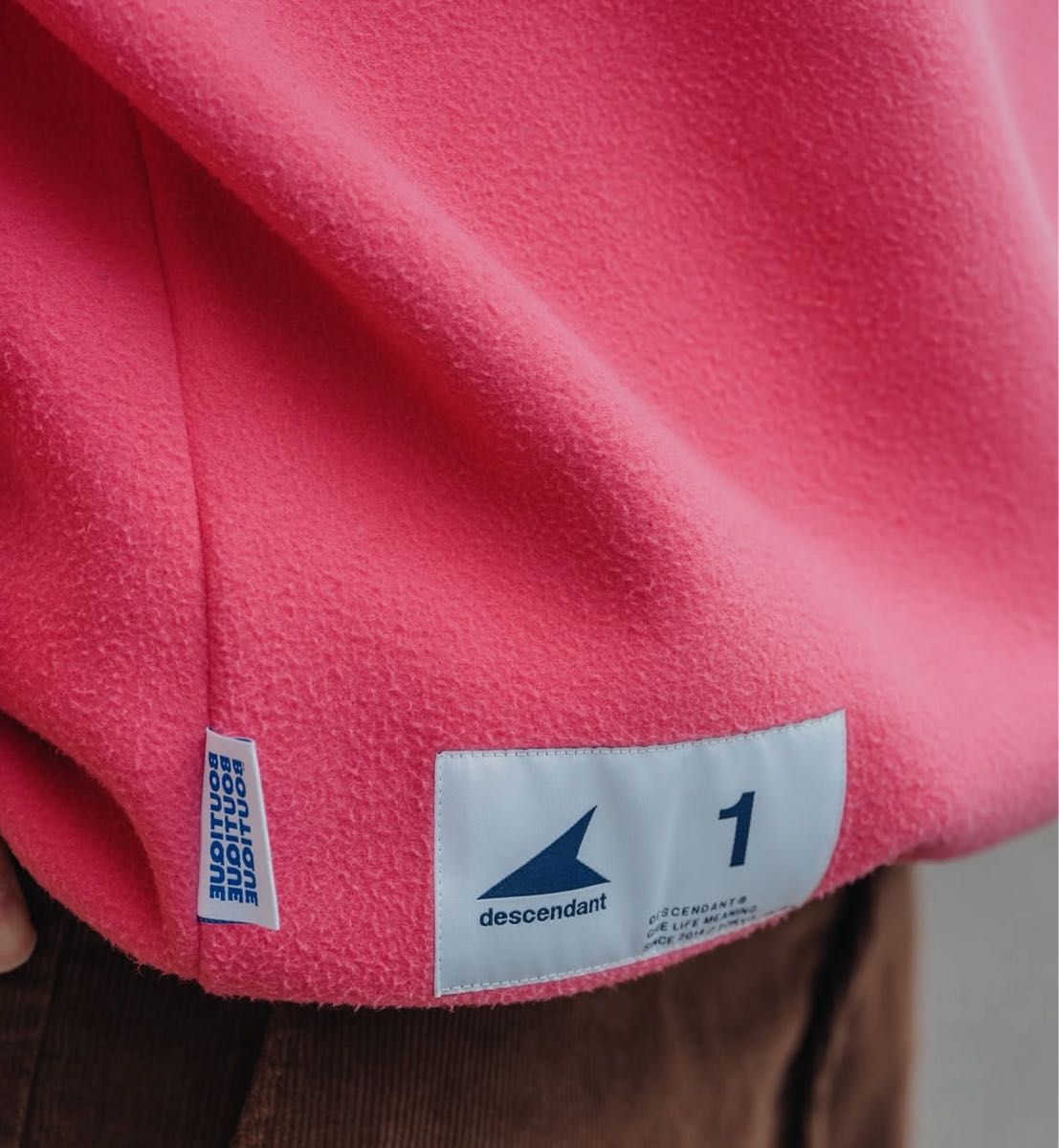 DESCENDANT × BOUTIQUE HUMMING FLEECE PULLOVER PINK｜Yahoo!フリマ