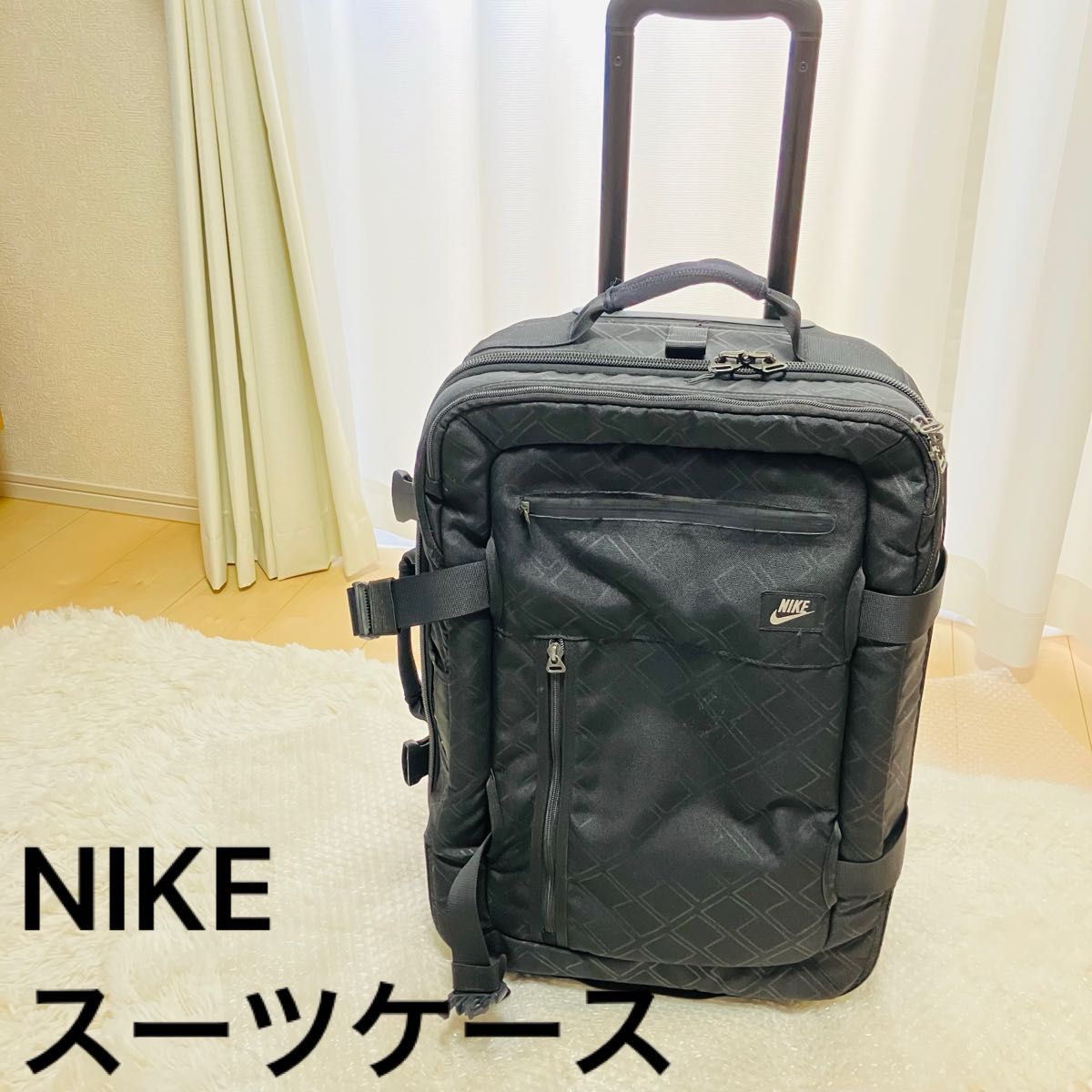 希少 NIKE ナイキ キャリーバッグ スーツケース ブラック FiftyOne49