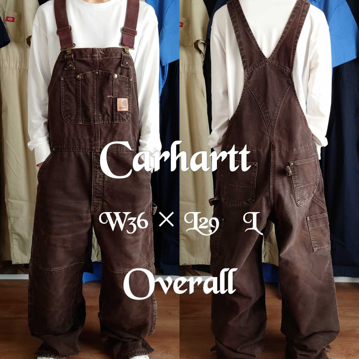 Carhartt ダークブラウン オーバーオール36x30 Carhartt | Relaxed Fit