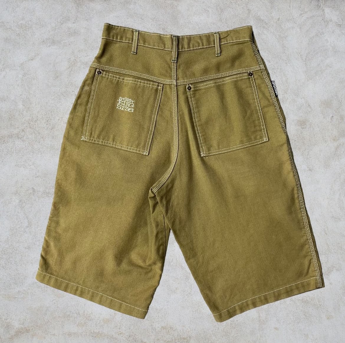 90's old stussy Short Pants “白タグ” “King Size” 【高円寺本店】 | curb