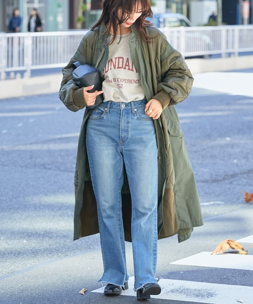 セール】≪新色登場≫【etsinta/エシンタ】切替マキシミリタリーコート