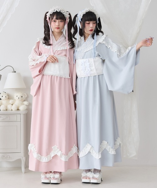 フリルレースプリンセス浴衣（浴衣）｜DearMyLove（ディアマイラブ）の