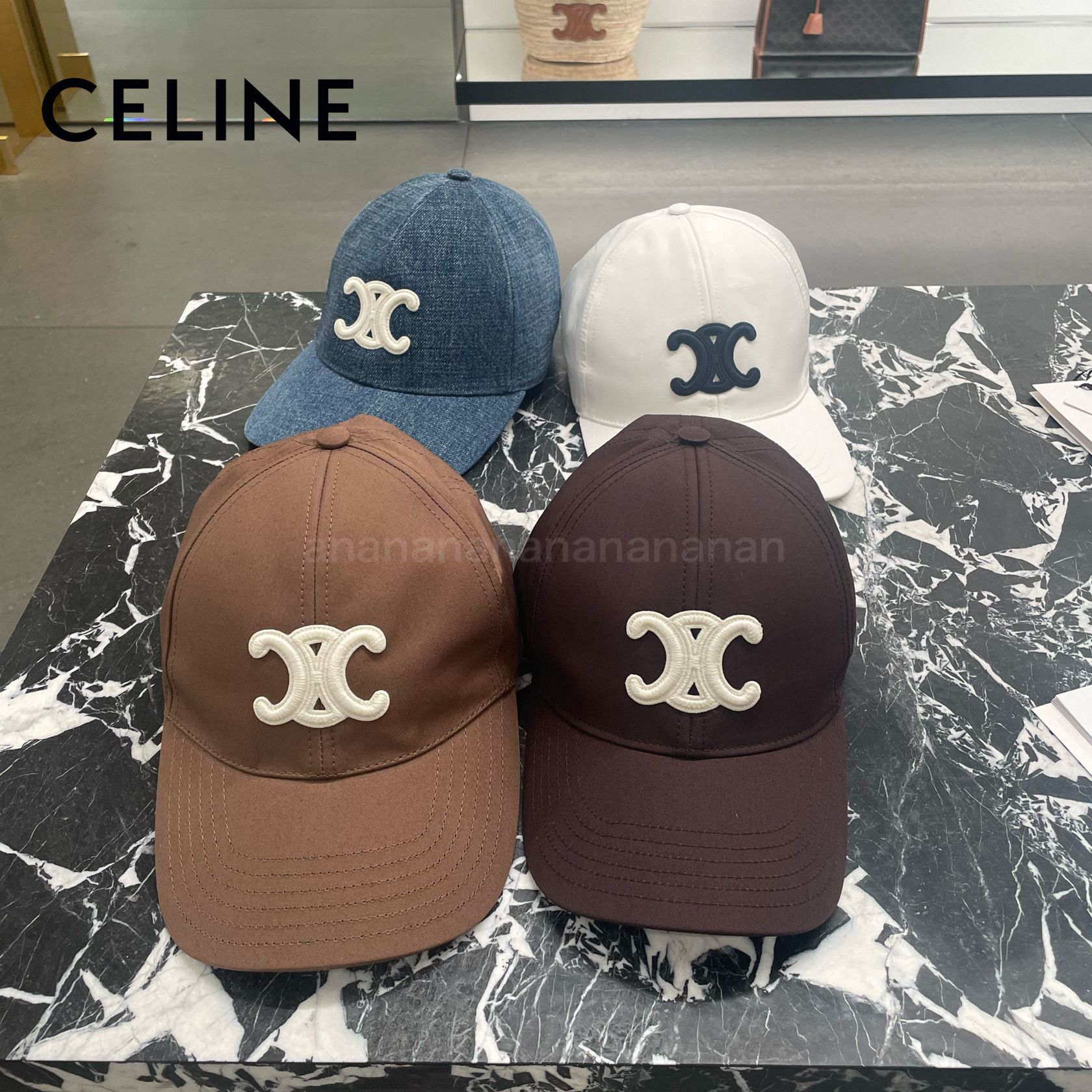 セリーヌ☆ロゴ キャップ完売必須(直営店） (CELINE/キャップ