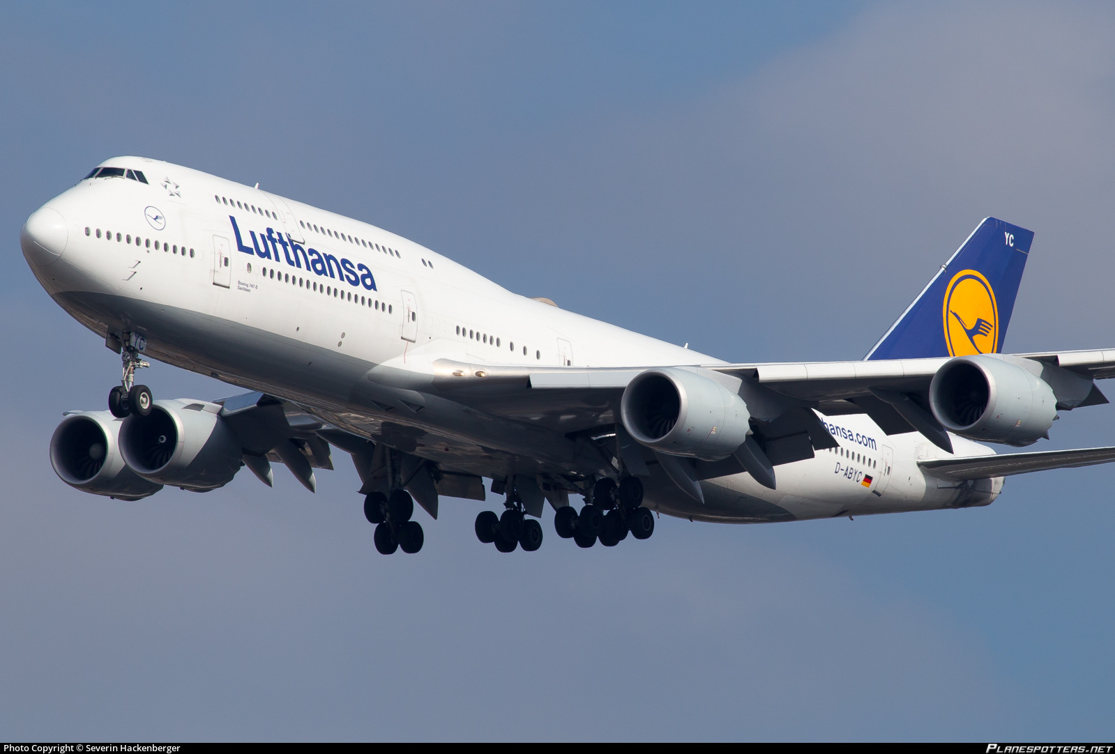 D-ABYC Lufthansa Boeing 747-830 Photo by Severin Hackenberger | ID