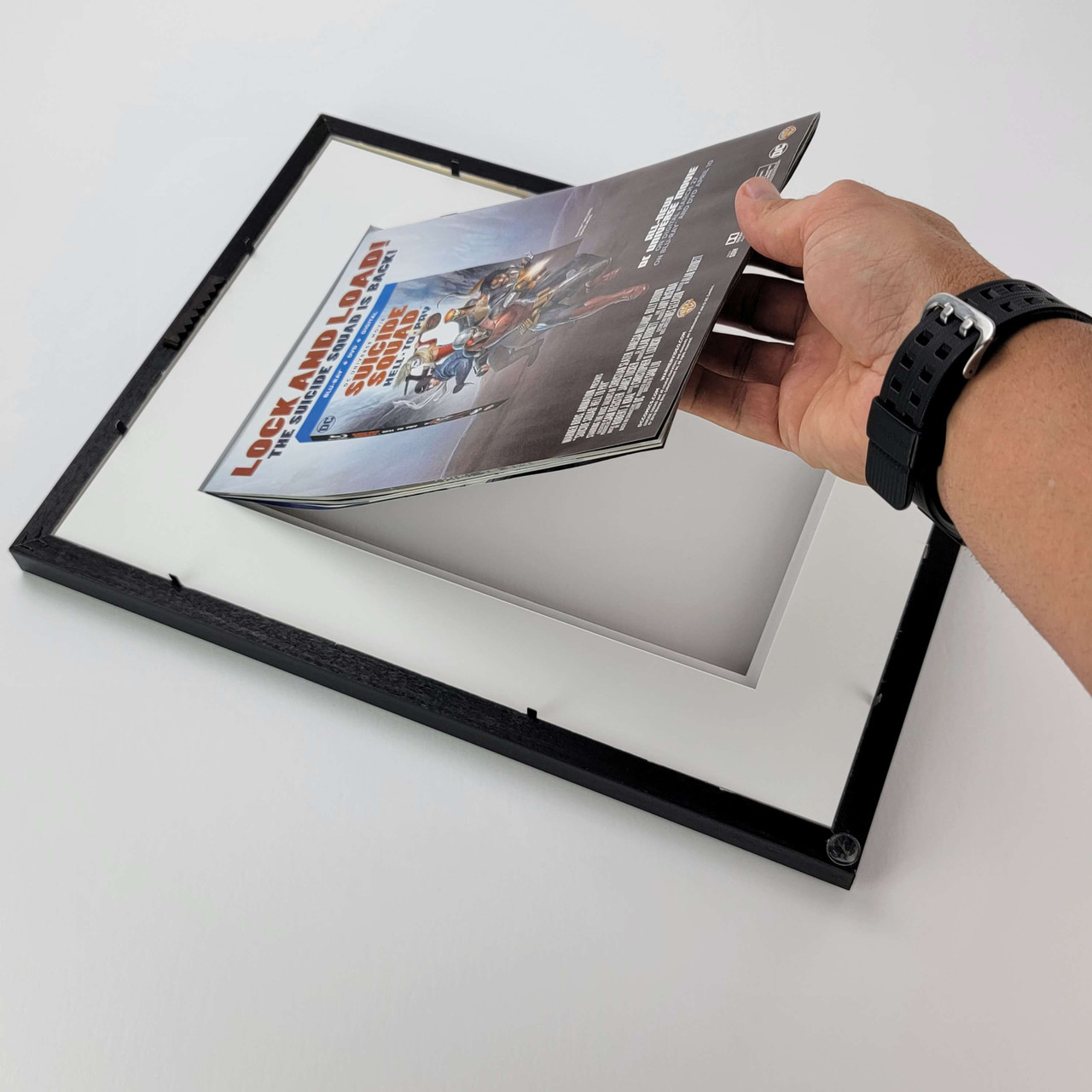 Quad (4) Comic Book Frame with Classic Moulding | Perfect Cases, Inc.