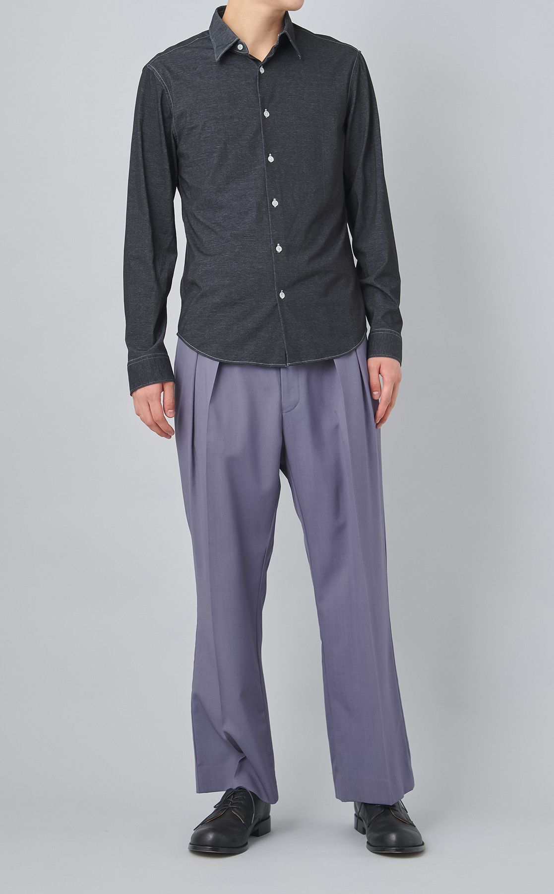 NEAT｜ウール2タックワイドパンツ