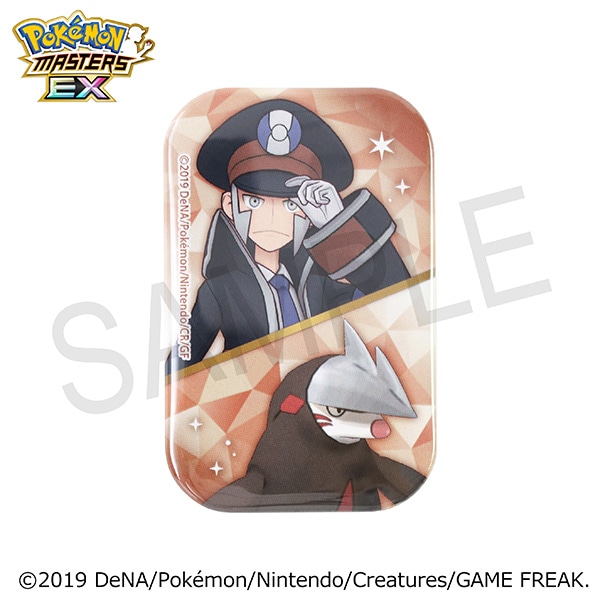 ポケモンマスターズ EX』 スクエア缶バッジ／ノボリ＆ドリュウズ