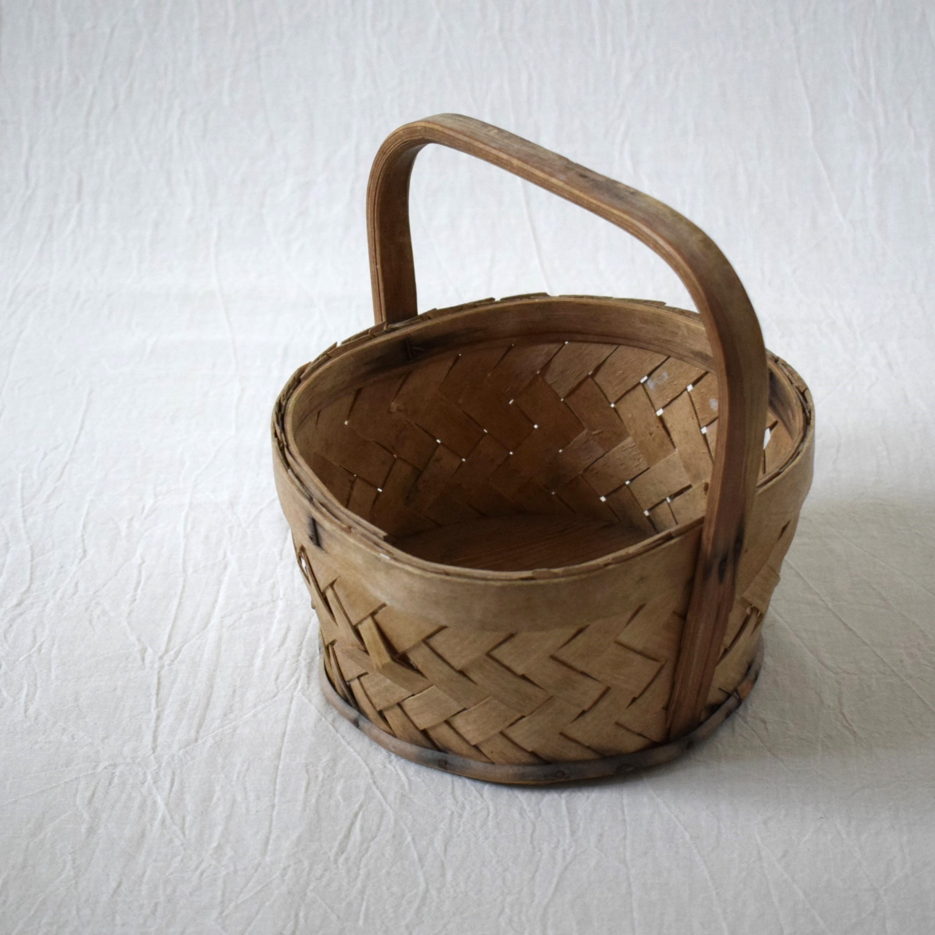 丸いバスケット・Allmoge / スポーンコリ・スウェーデン | florantik