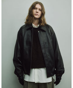 ssstein / シュタイン】LEATHER ZIP SHORT JACKET - BLACK | 公式通販