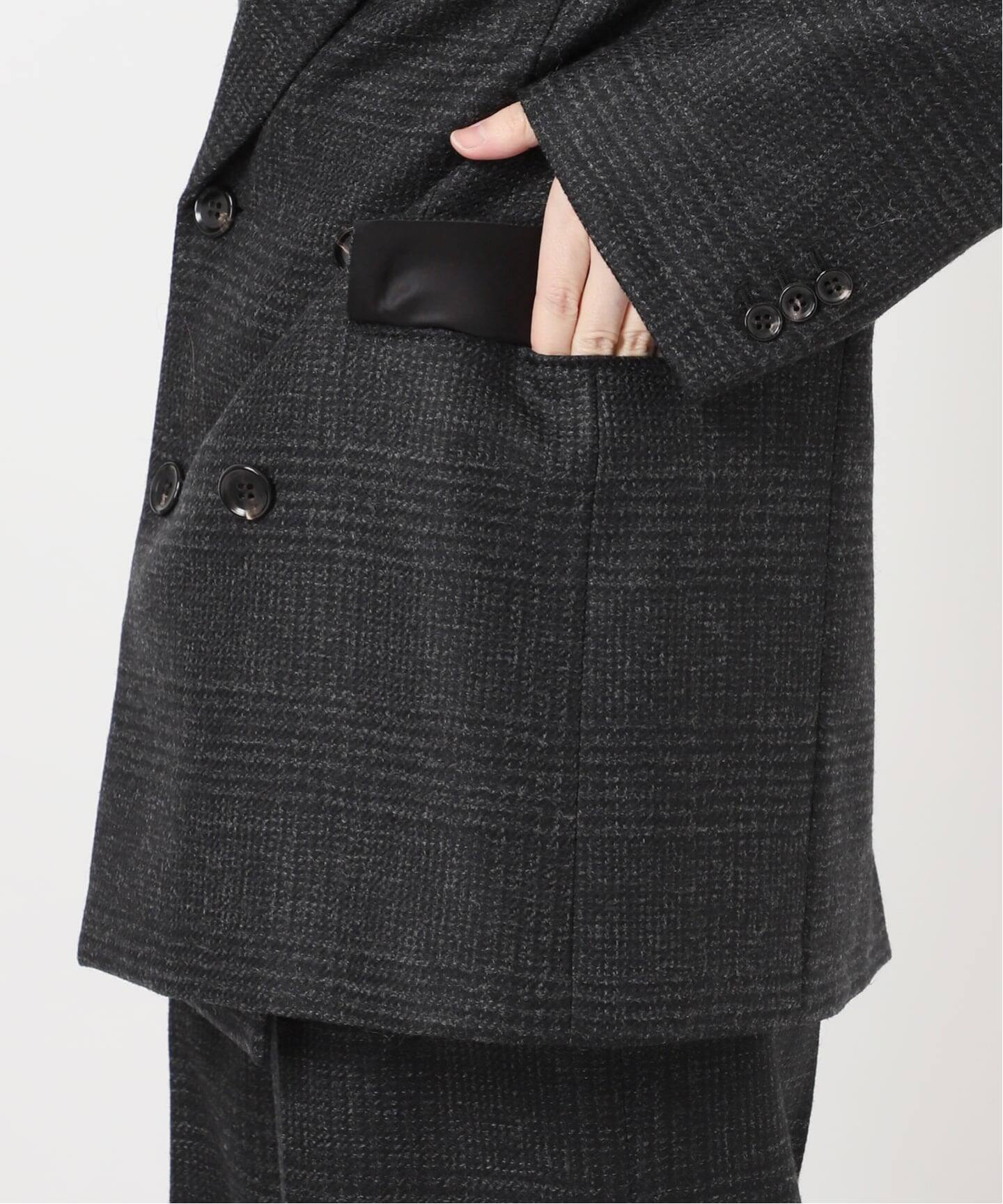 グレンチェックダブルジャケット（その他ジャケット・スーツ）｜AP