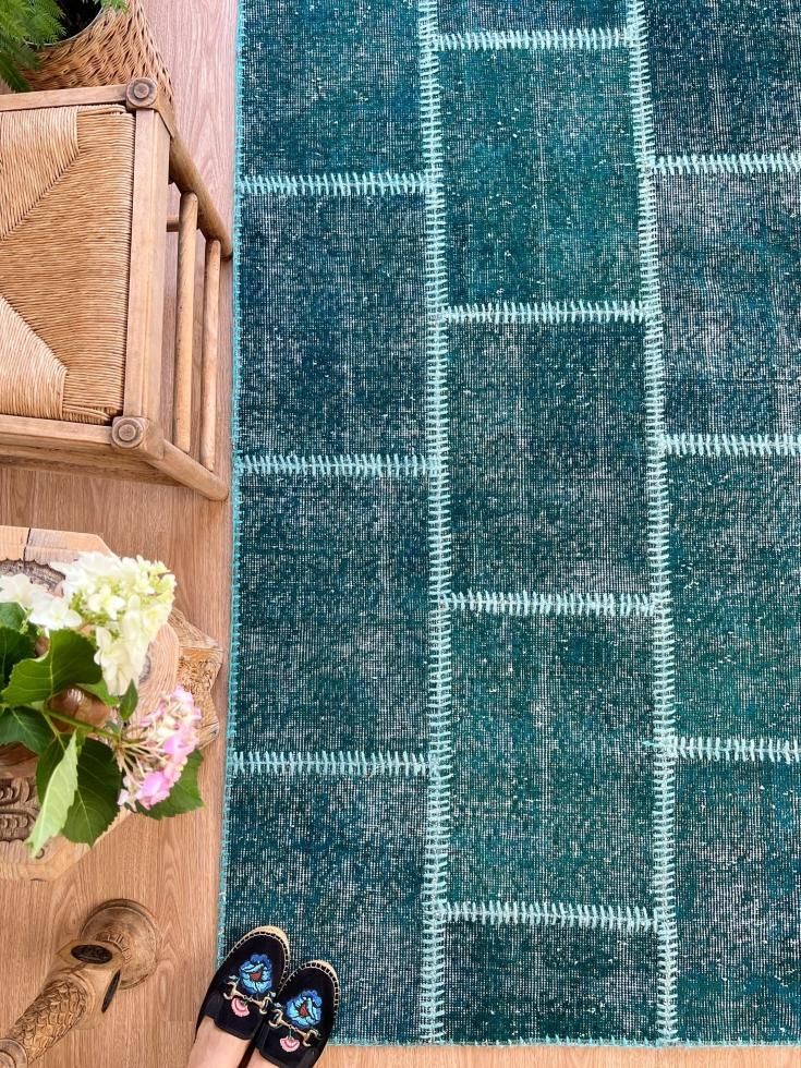 オールド絨毯 ヴィンテージラグ ヴィンテージ加工ラグ 中央アナトリア