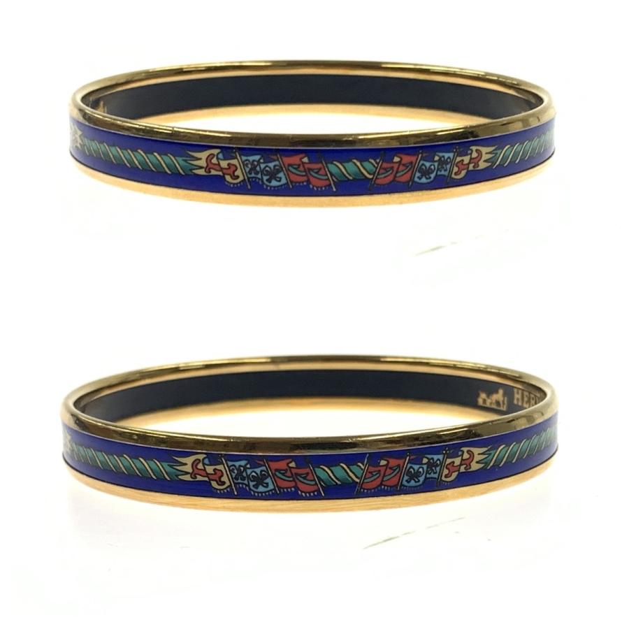 HERMES（エルメス） 〇〇 エマイユPM ブレスレット バングル ゴールド