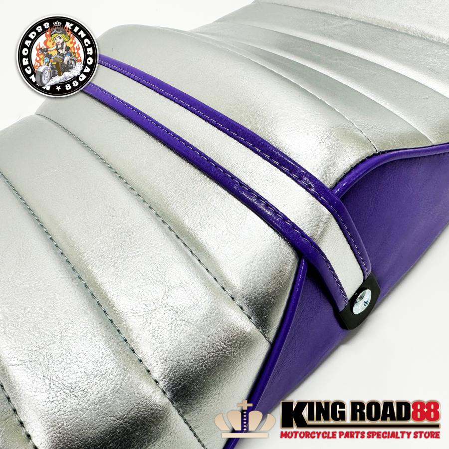 カワサキ ゼファーχ カイ ZR400C KingRoad88 シルバー パープル 三段