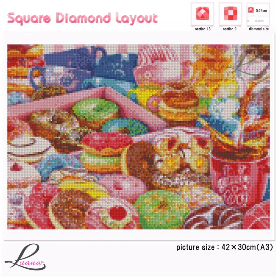 ダイヤモンドアート ダイヤモンドペインティング ハンドメイドキット