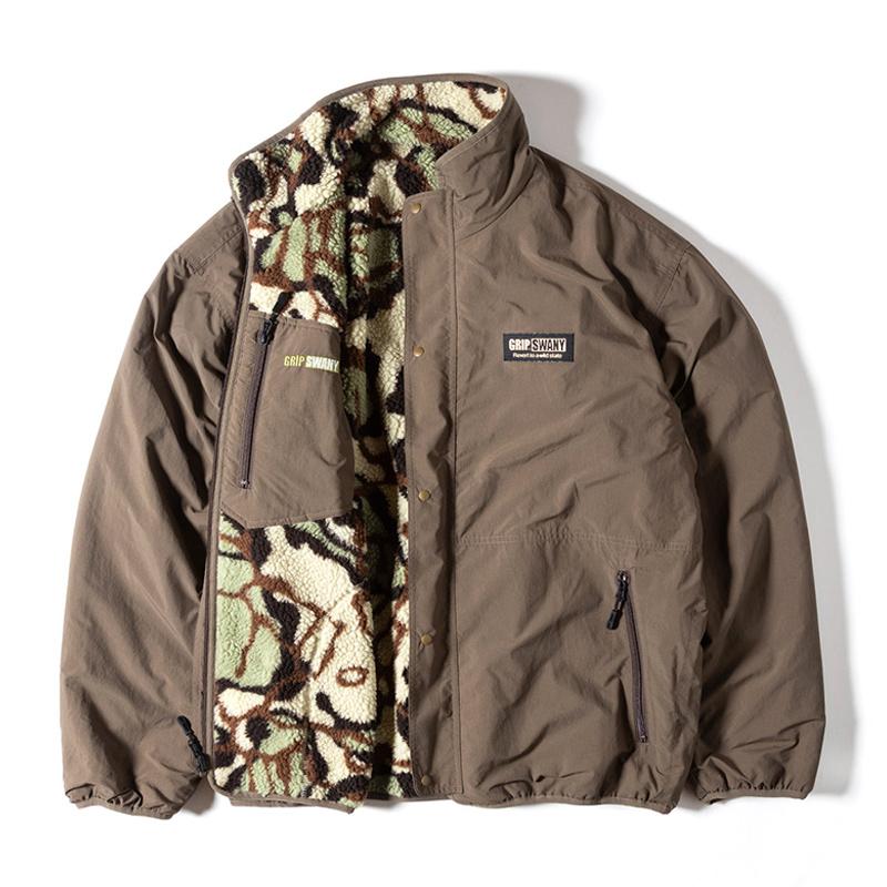 GRIP SWANY（グリップスワニー） メンズ ボアアウター リバーシブル