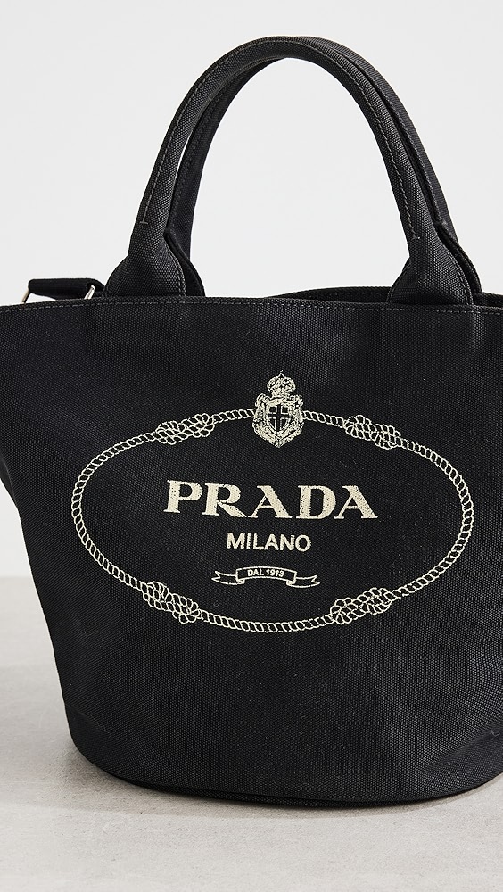 Shopbop Archive Prada 2-Way Tote Bag, Canapa Canvas | Shopbop