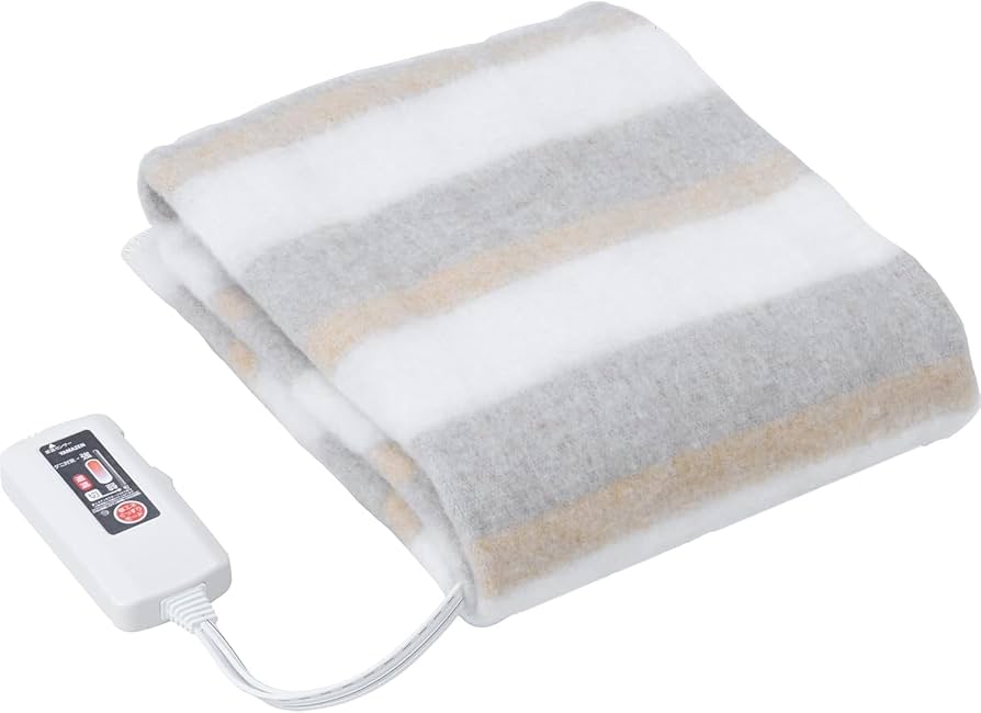Amazon | [山善] 電気毛布 敷き 電気敷毛布 140×80cm シングル 洗える