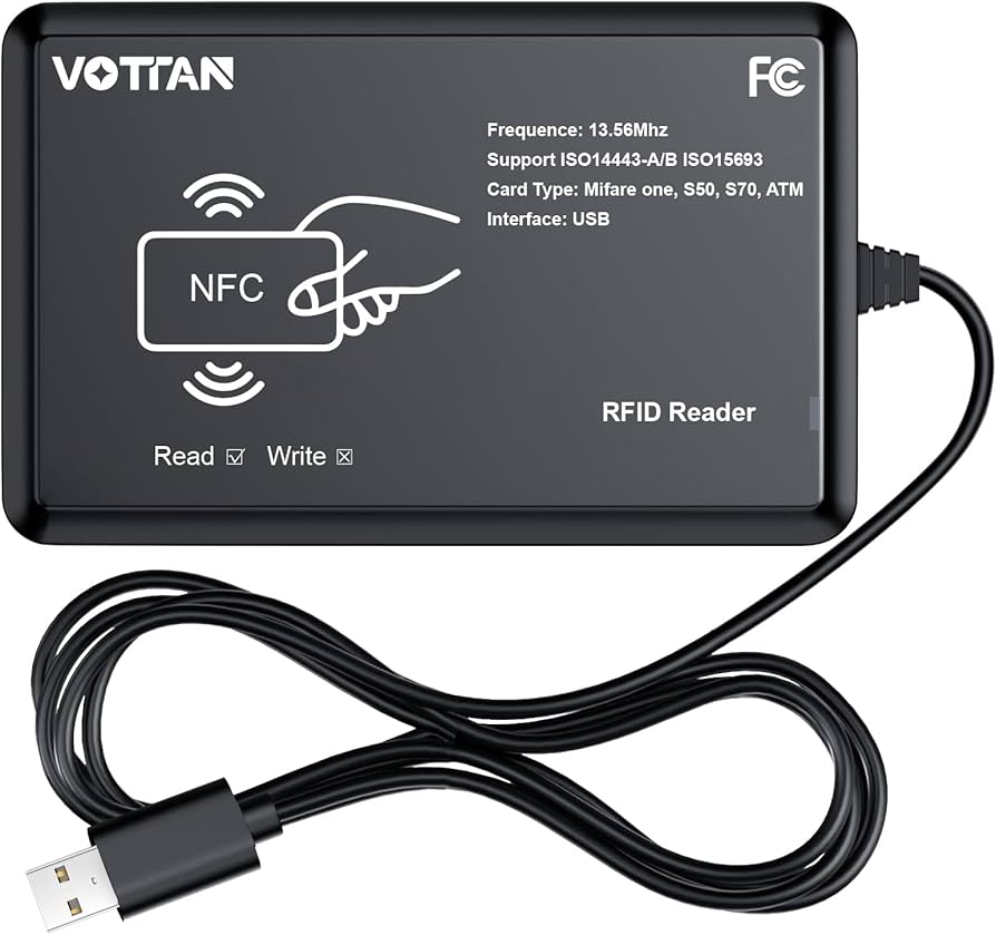 Amazon.com: RFID Card Reader 13.56Mhz Reader Support ISO14443-A/B