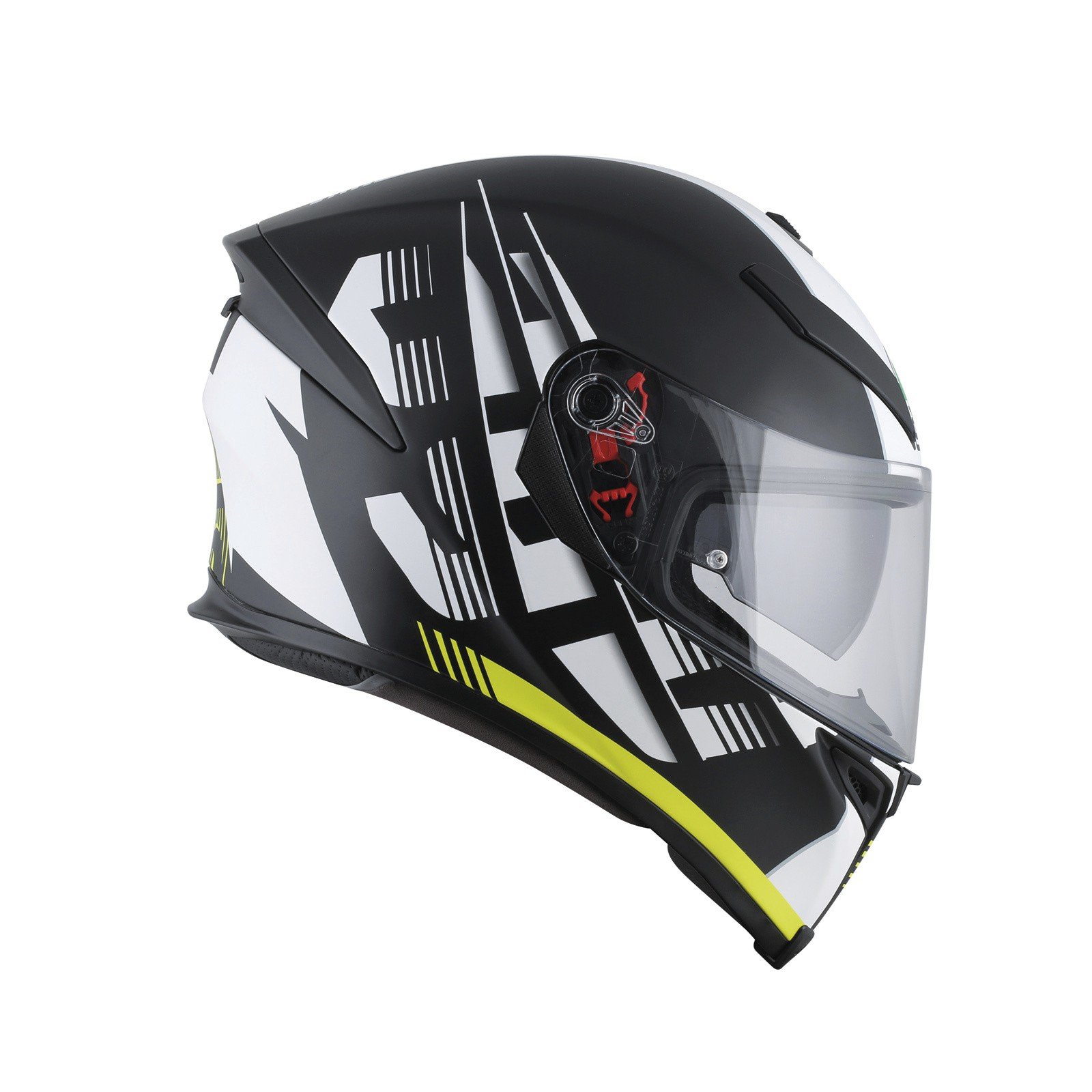 AGV K-5 S E2205 Multi PLK, Dark Storm Matt Black/Yellow, Size XL