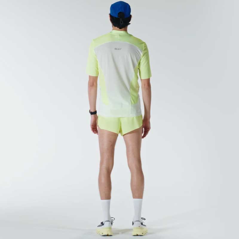 15％OFF】 SOAR Running Mens Hot Weather Zip Top Yellow メンズ