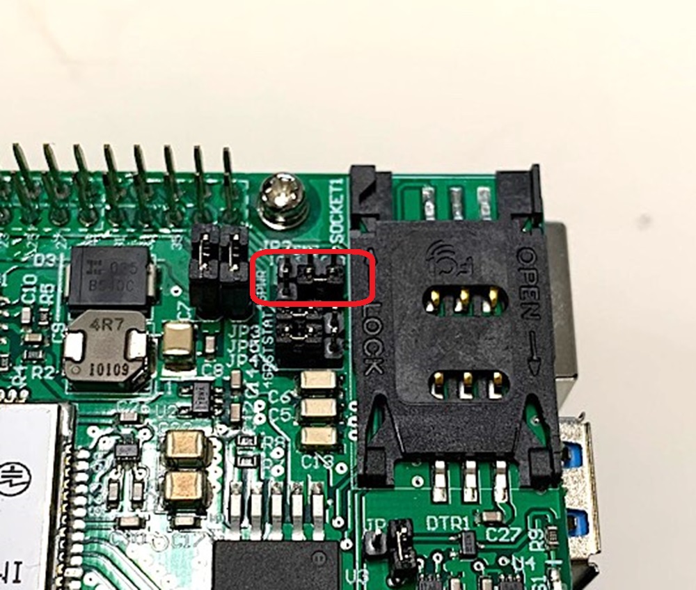 4GPi（ラズベリーパイ用4G通信モジュール）の使用GPIO変更 - メカ