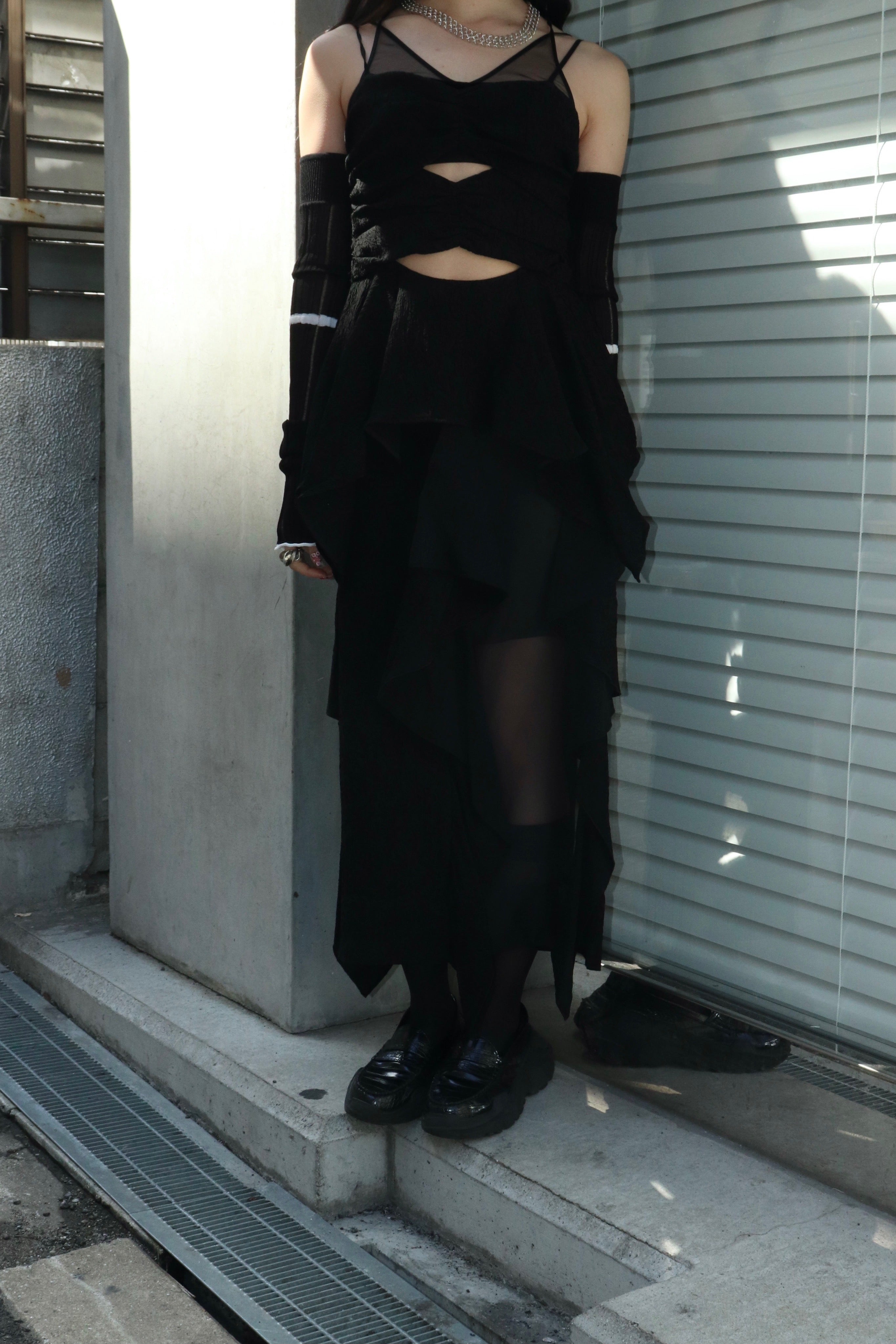 FETICO(フェティコ)のBOTANICAL JACQUARD RUFFLE SKIRT(スカート)の