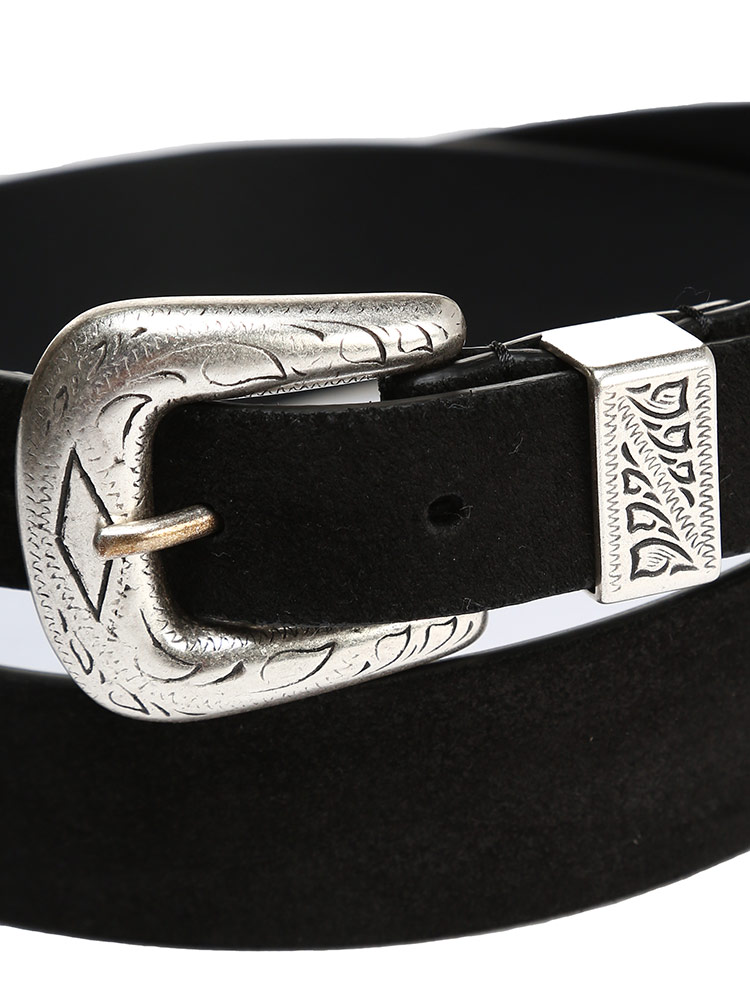 ラルディーニ メンズ ベルト LARDINI ブランド ベルト スエード レザー