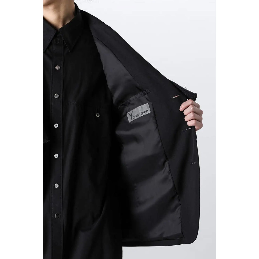 ワイズフォーメン Y's for men Decorative Cloth 3B Jacket （Black