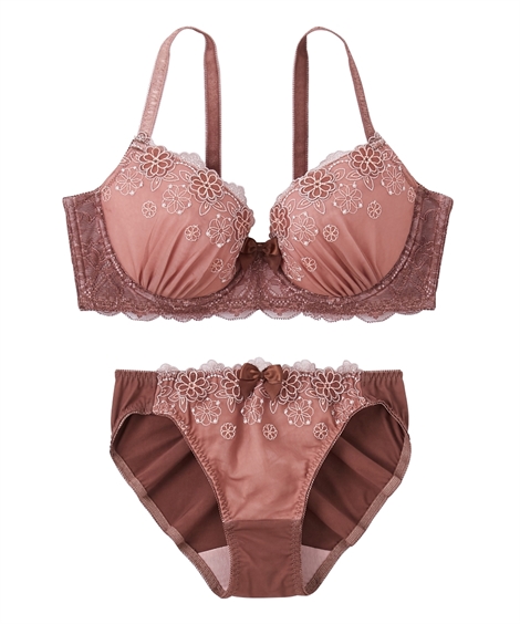 ニッセン（nissen） ブラジャー ショーツ セット レディース 高嶺の