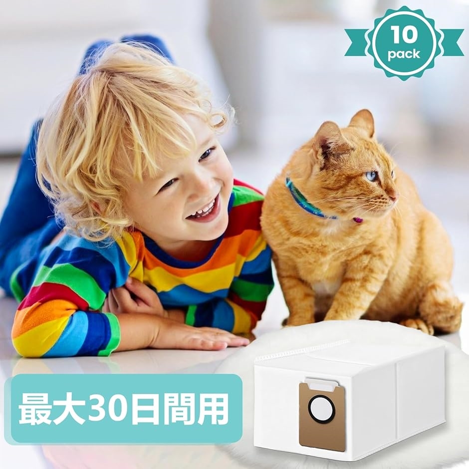 互換品】 エコバックス 紙パック Y1 plus 10枚 DEEBOT ロボット掃除機