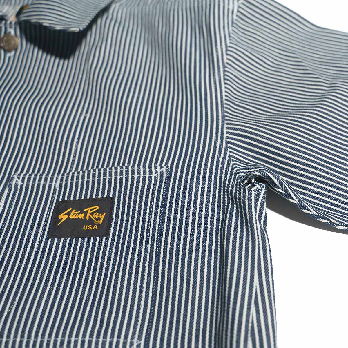 Stan Ray（スタンレイ） ショップジャケット ヒッコリーストライプ