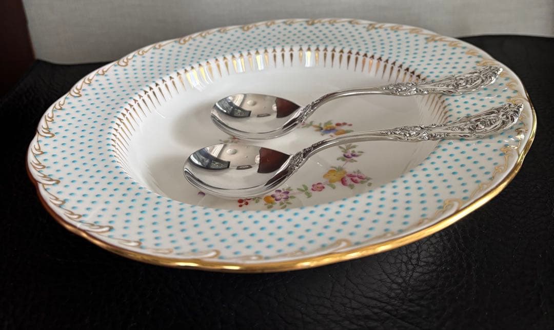 リードアンドバートン社製　純銀　スープスプーン　２本 Reed barton pieces - Etsy 日本