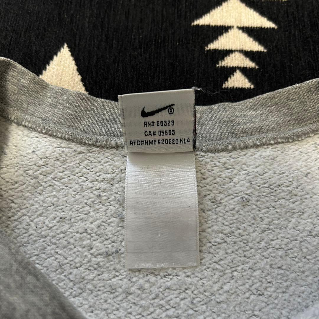 USA製 90s NIKE スウェット 銀タグ グレー Mサイズ 刺繍 ロゴ - メルカリ