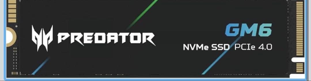 l*e様 Acer Predator M.2 SSD 1TB GM6 acer Predator GM6 1TB M.2 NVMe PCIe 4.0 SSD - Read Speed up to