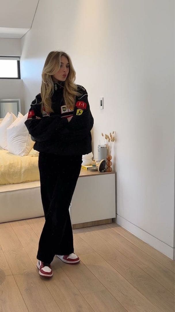 Ferrari F1 レースジャケット 黒 Amazon.co.jp: フォーミュラ 1 レーシング、スクーデリア フェラーリ