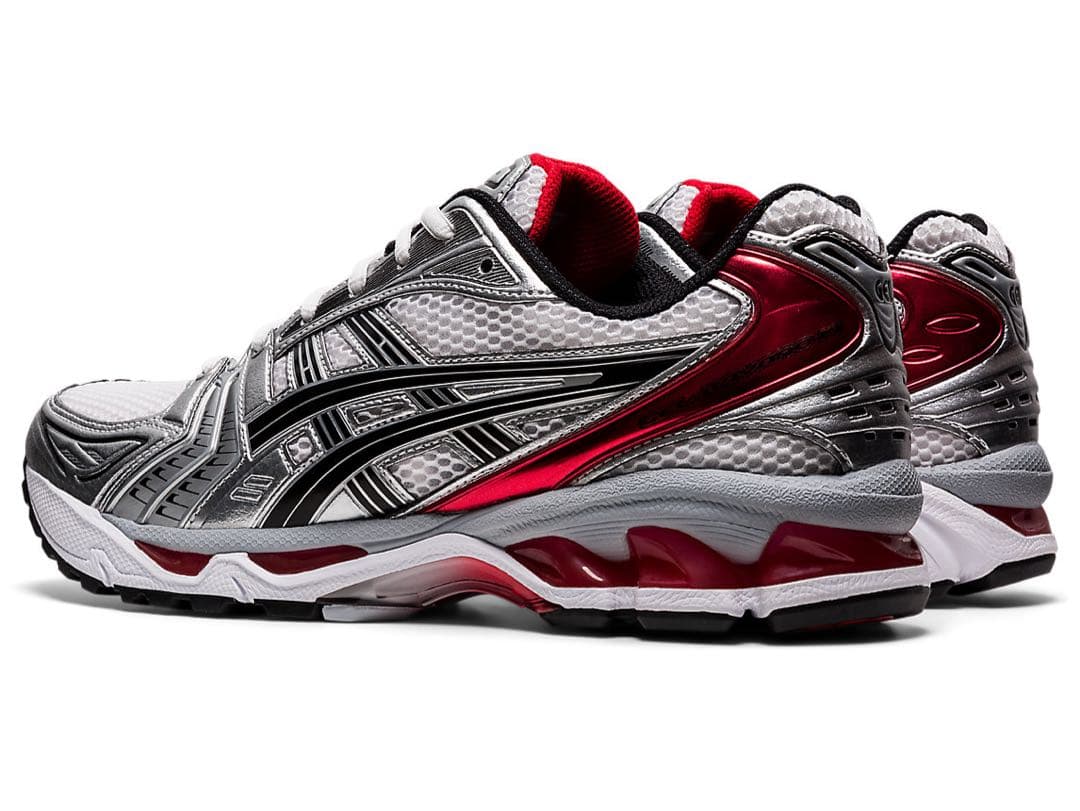 靴 asics GEL-KAYANO 14 WHITE/CLASSIC RED GEL-KAYANO 14 | White/Classic Red | スポーツスタイル・スニーカー
