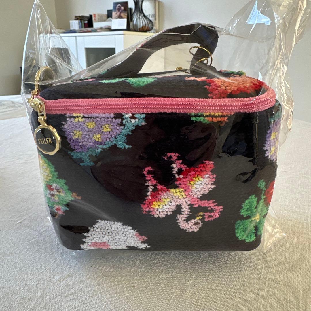 FEILER フェイラー　神崎恵コラボ　ファンキーフォーチュン　バニティポーチ FEILER 神崎恵さん×フェイラー ファンキーフォーチュン バニティポーチ