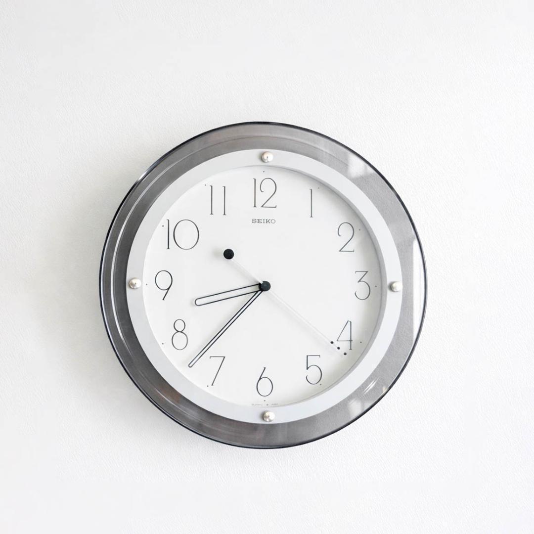 1990's seiko 時計 ポストモダン SEIKO 白の掛け時計 70-80s ポストモダン - メルカリ