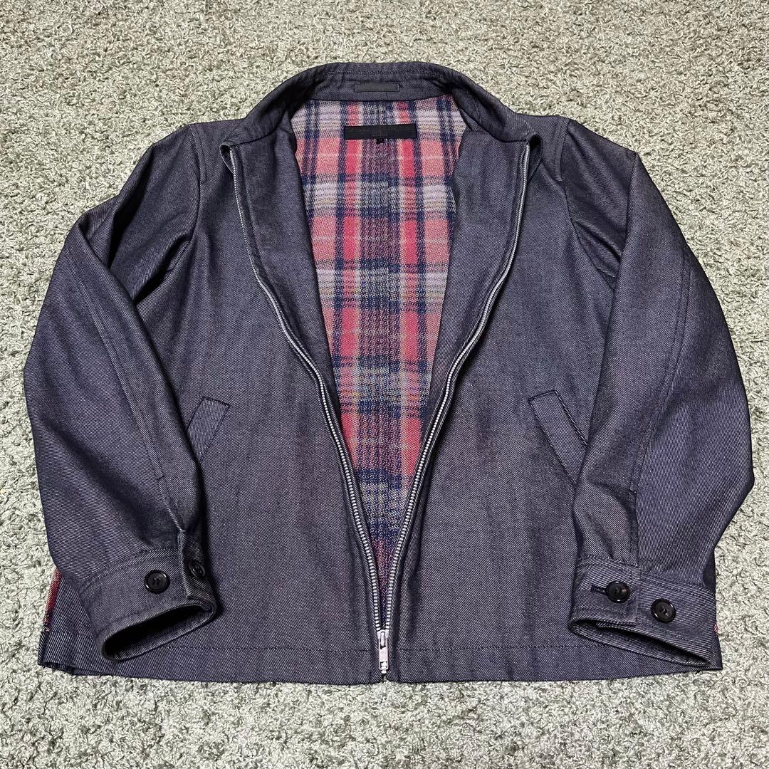 コムデギャルソンオム AD2002 ジップブルゾン アーカイブ コムデギャルソンオム 田中オム ウール縮絨 ジャケット 黒 AD2002