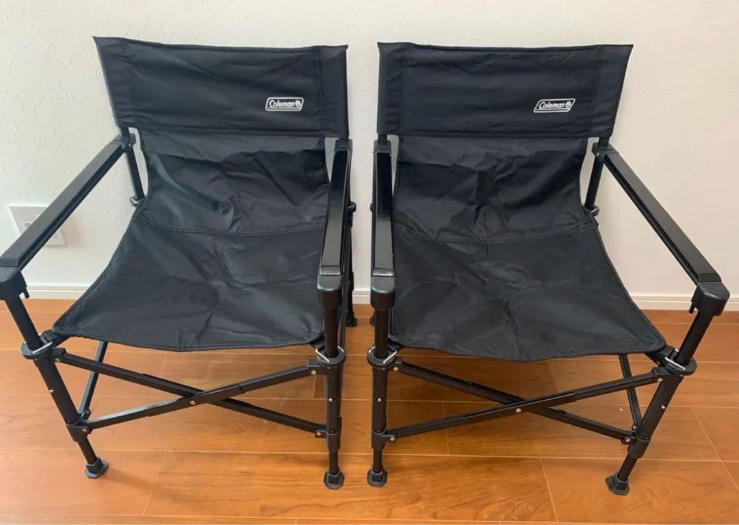 Coleman アウトドアチェア ツーウェイキャプテンチェア （ブラック） 2脚 2026年最新】Coleman コールマン ツーウェイキャプテンチェアの人気
