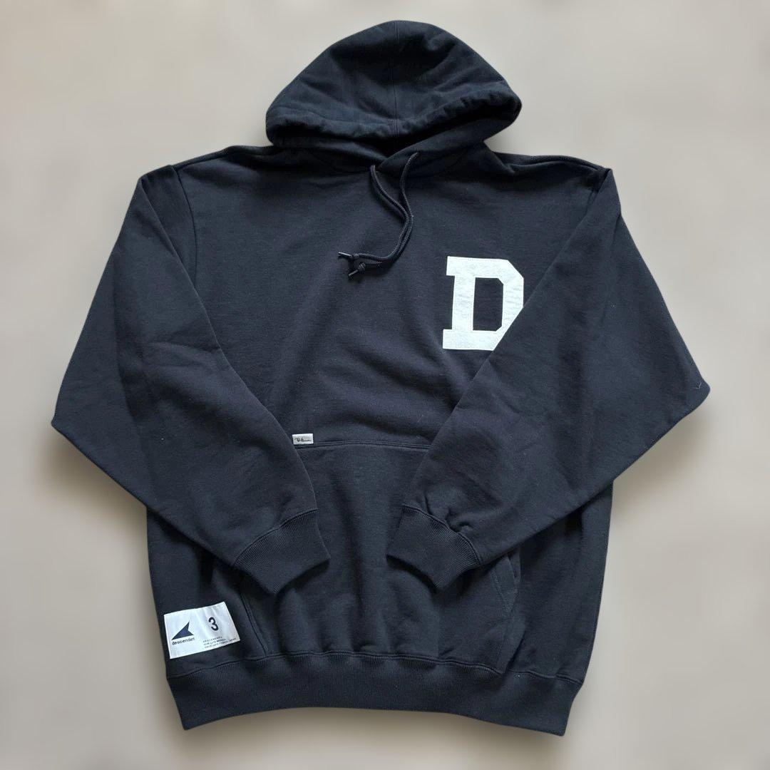 ディセンダント ロンハーマン ブラック D ロゴ パーカー サイズ3